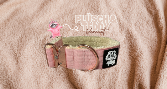 Roséblush Plüsch Halsband