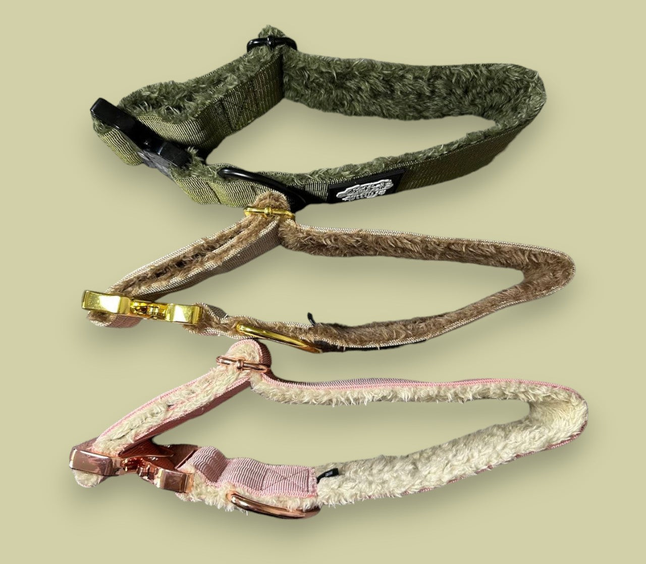 Hunter's Green Haven Plüsch Halsband